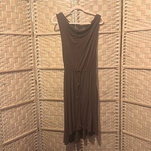 Body Corps Embroidered Lace Back Dress Brown XL EUC